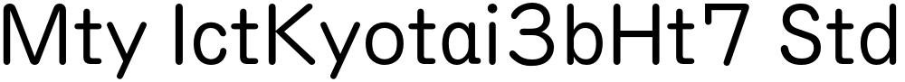 Mty IctKyotai3bHt7 Std