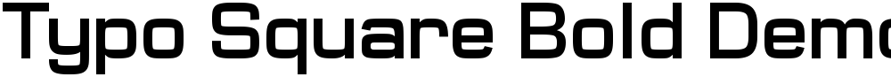 Typo Square Bold Demo