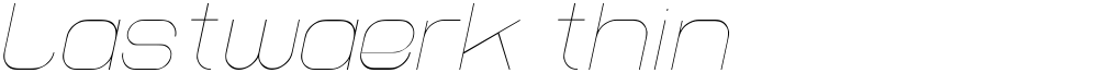 Lastwaerk thin