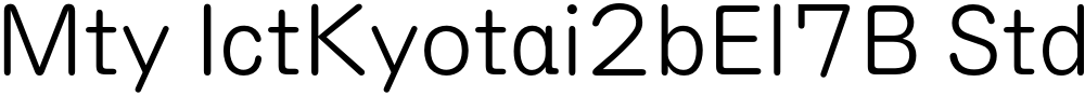 Mty IctKyotai2bEl7B Std