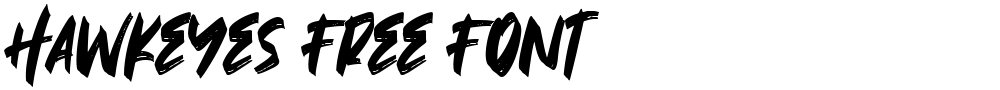 Hawkeyes Free Font