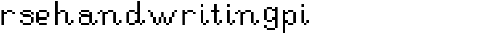 RSEHandwritingPi