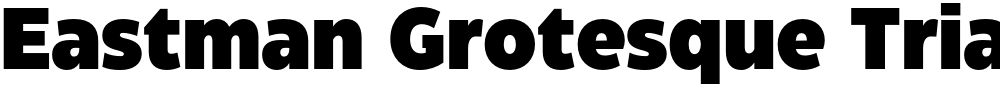 Eastman Grotesque Trial