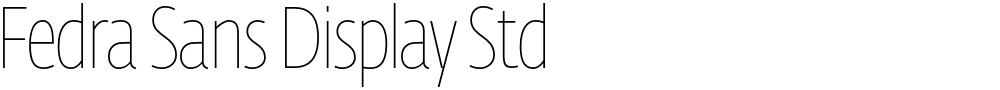 Fedra Sans Display Std