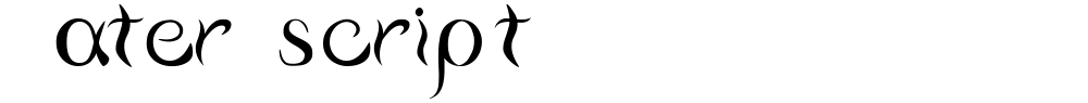 Water script