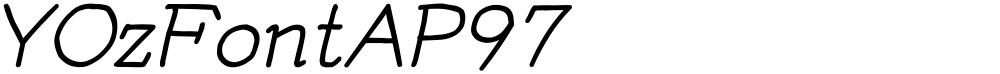 YOzFontAP97