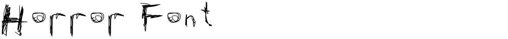 Horror Font
