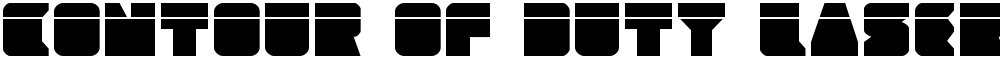 Contour of Duty Laser