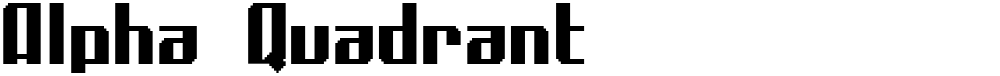 Alpha Quadrant