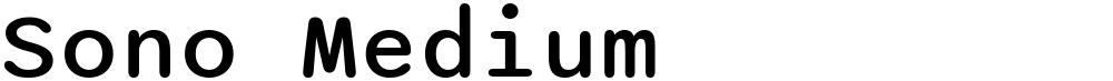 Sono Medium