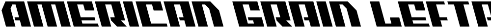 American Grain Leftalic