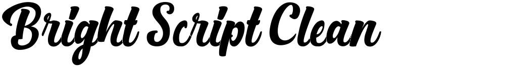 Bright Script Clean - 字酷网