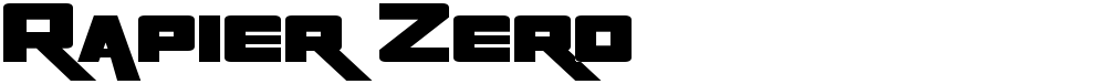 Rapier Zero