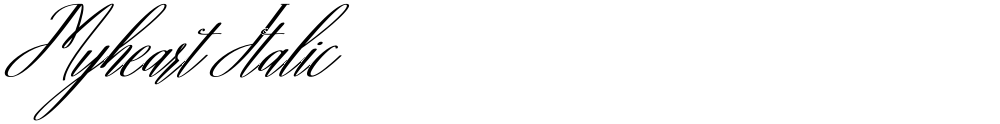 Myheart Italic