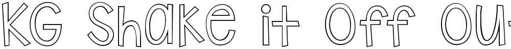 KG Shake it Off Outline