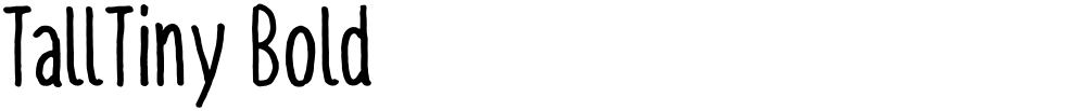 TallTiny Bold