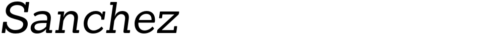 Sanchez 