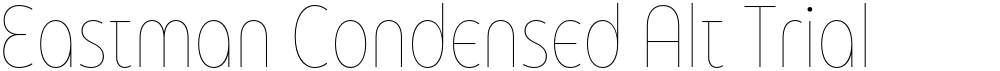 Eastman Condensed Alt Trial