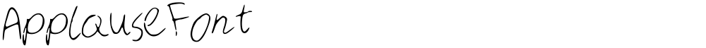 ApplauseFont
