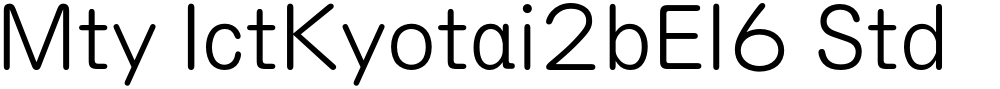 Mty IctKyotai2bEl6 Std