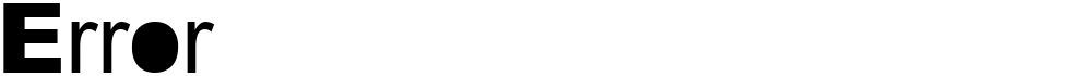Error