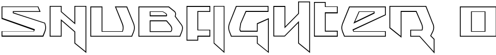 Snubfighter Outline