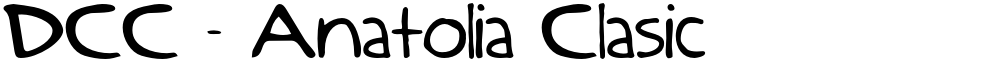 DCC - Anatolia Clasic