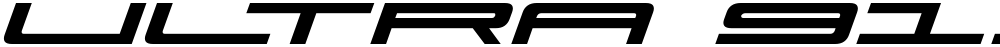 Ultra 911 Expanded Italic