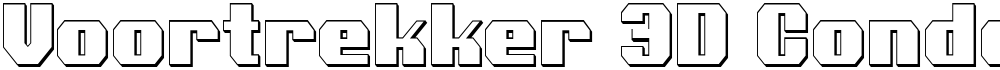 Voortrekker 3D Condensed