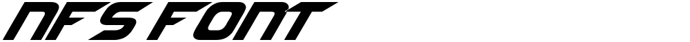 NFS font