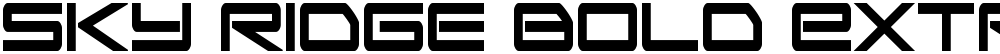 Sky Ridge Bold Extra-Condensed