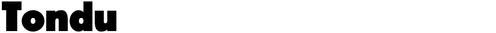 Tondu
