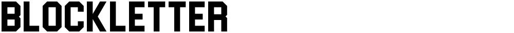 Blockletter
