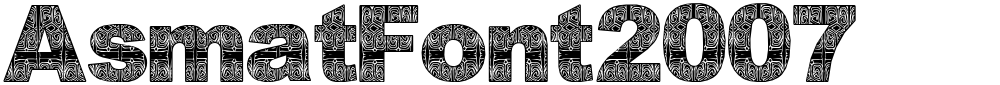 AsmatFont2007