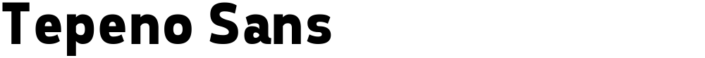 Tepeno Sans