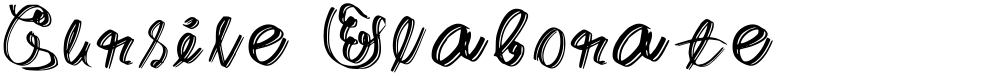 Cursive Elaborate