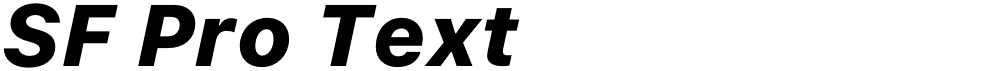 SF Pro Text