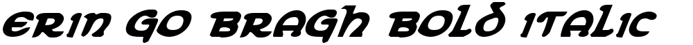 Erin Go Bragh Bold Italic