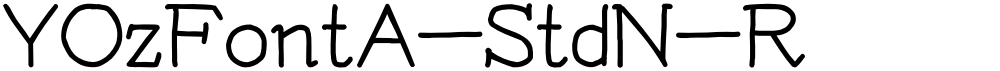 YOzFontA-StdN-R