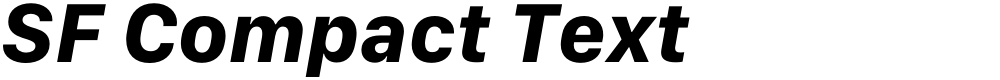 SF Compact Text