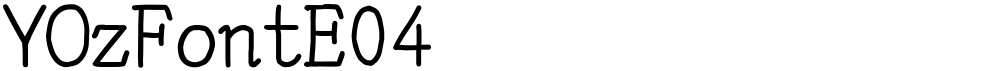 YOzFontE04