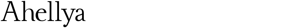 Ahellya