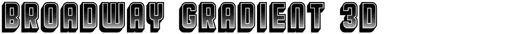 Broadway Gradient 3D
