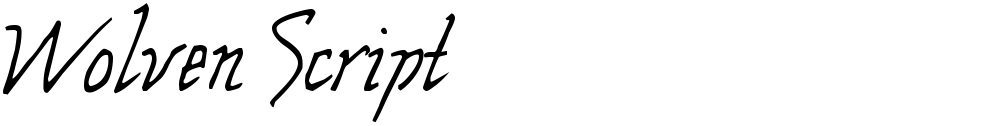Wolven Script