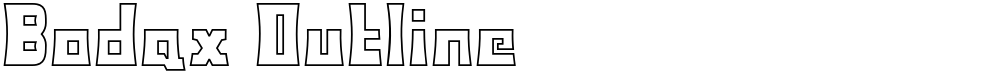 Bodax Outline