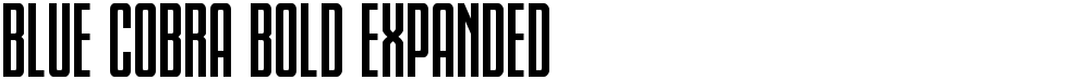 Blue Cobra Bold Expanded
