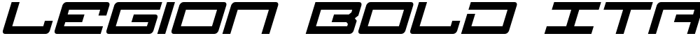 Legion Bold Italic