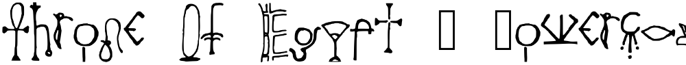 Throne Of Egypt _ Lowercase