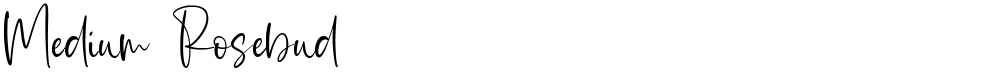 Medium Rosebud