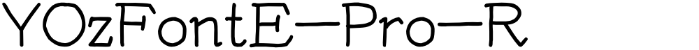YOzFontE-Pro-R
